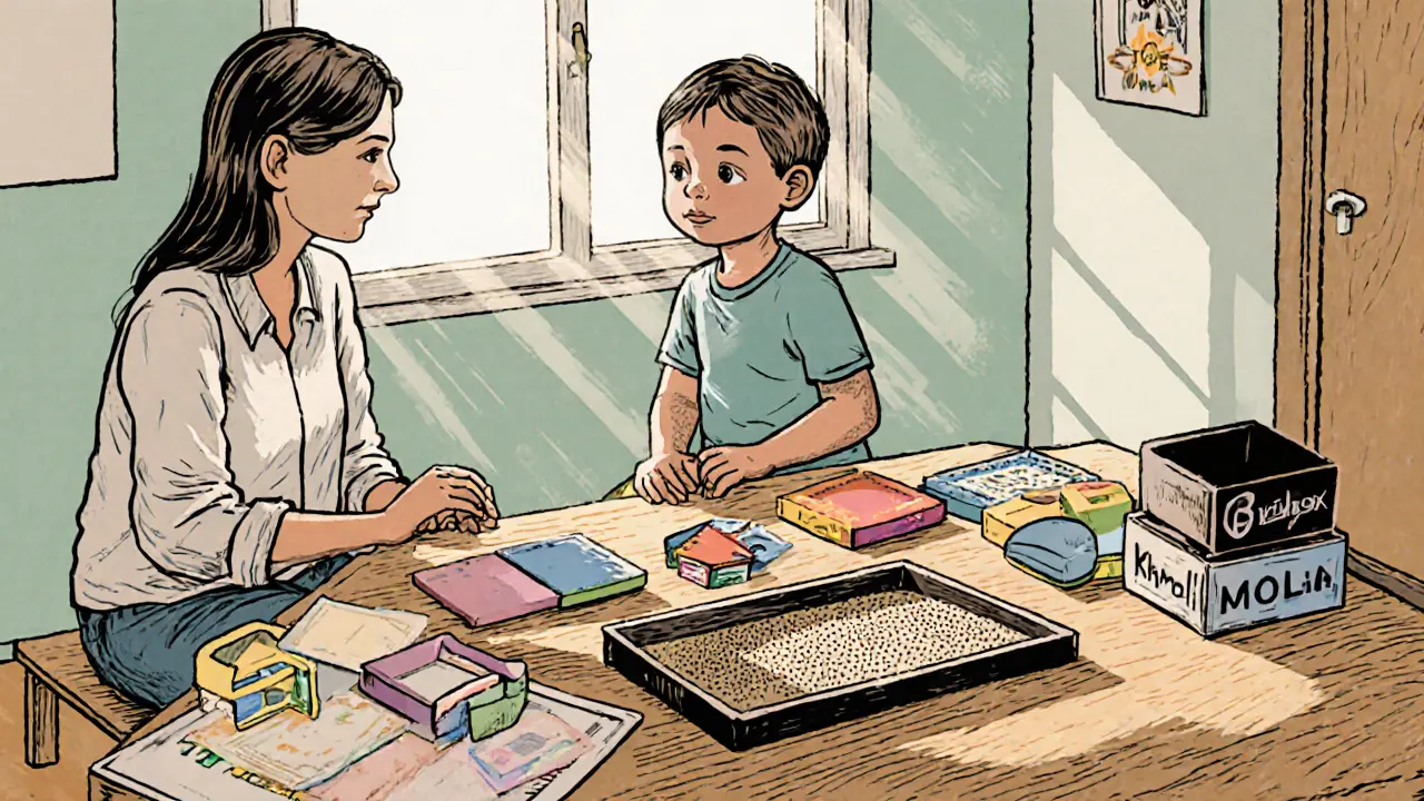 Hračky a materiály v dětské terapii - co používají terapeuti