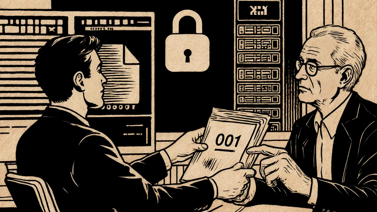 Terapeut předává anonymizovaný záznam supervizorovi k revizi.