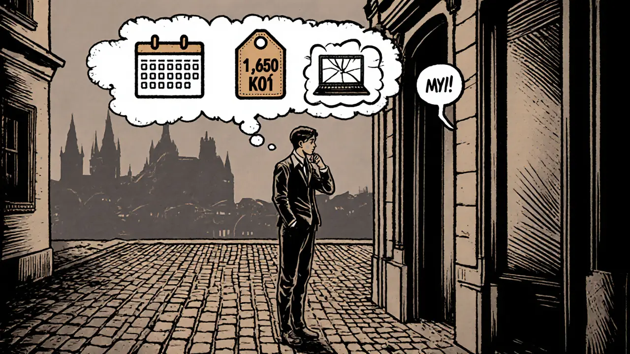 Klient přemýšlí o dalším sezení, ceně a možnostech.