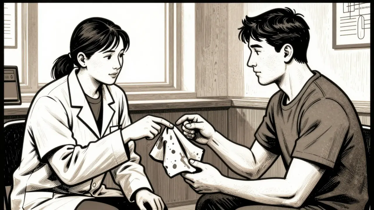 Terapeut a pacient provádějí expozici s prevencí reakce v terapeutickém sezení.