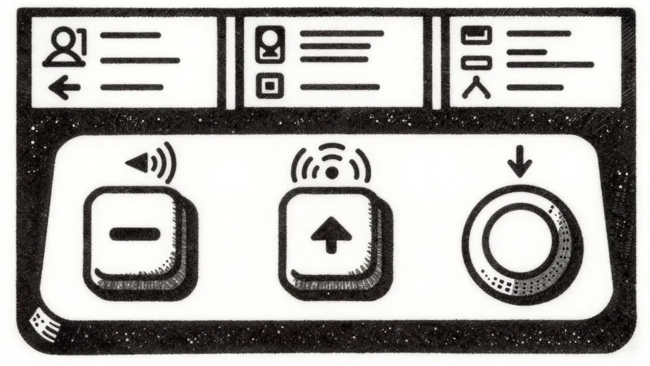 Specialized large-button interface designed for elderly users