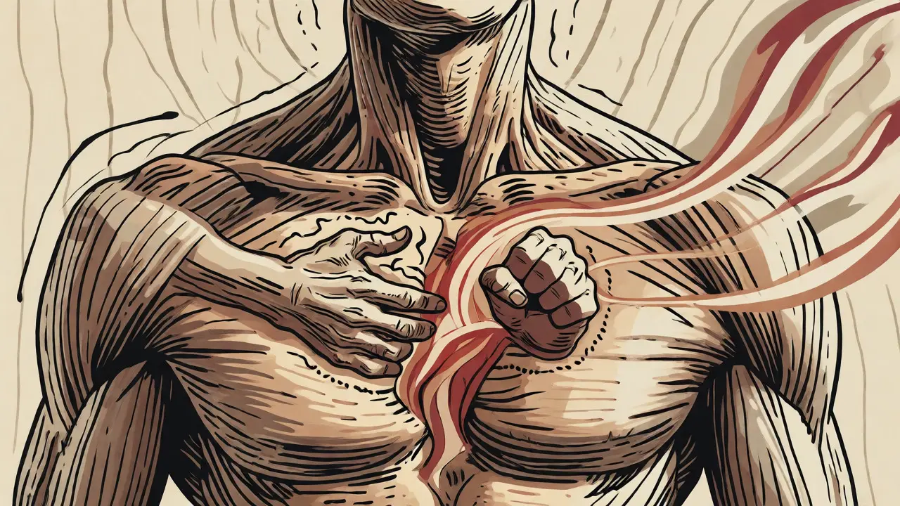 Ilustrace uvolňování tělesného napětí a somatického prožívání